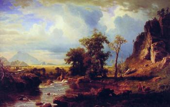 Albert Bierstadt : North Fork of the Platte Nebraska